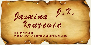 Jasmina Kružević vizit kartica